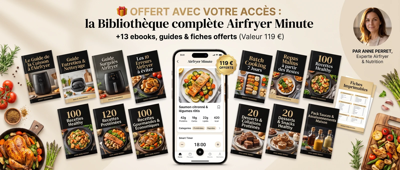 Air Fryer Minute library — free ebooks & guides